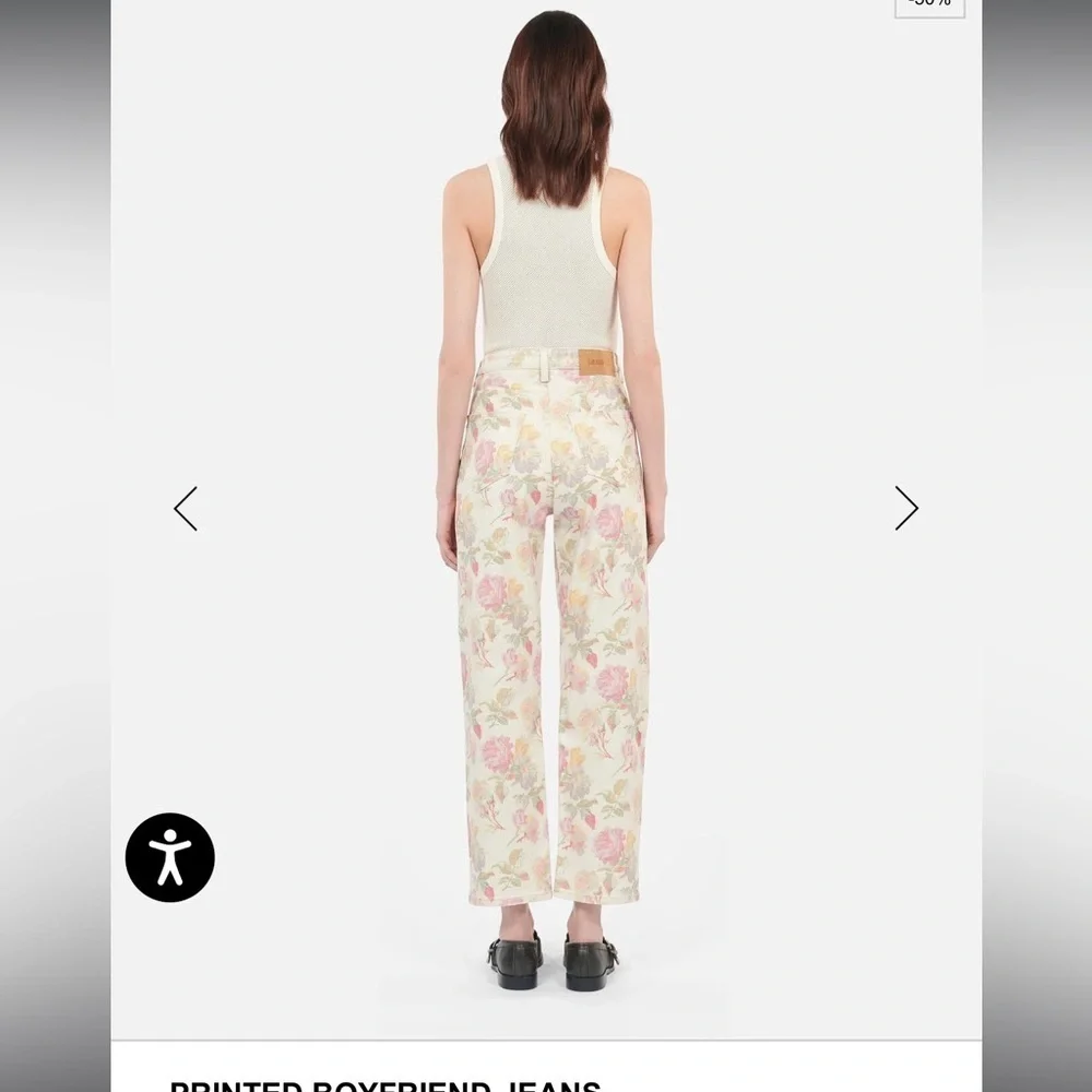 The Kooples- Ankle Jeans - Floral Jeans - Picture 4 of 14